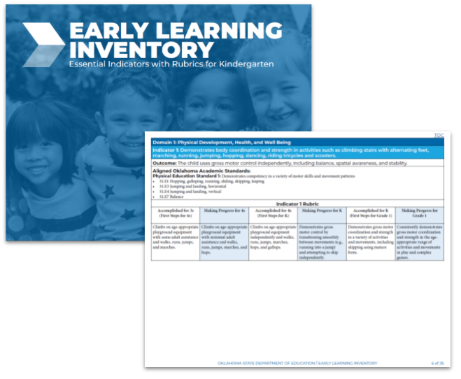 The Oklahoma Early Learning Inventory (ELI) Oklahoma State Department